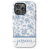 Custom Name French Toile De Jouy iPhone Case V2